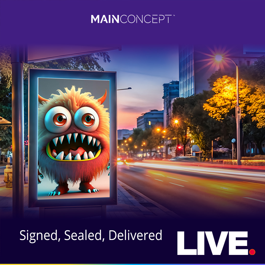 MainConcept tweet media