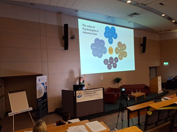 @ICUTallaght University Hospital (@icutallaght) on Twitter photo We have an opportunity to support each other w/the distress that arises in #CriticalCare
ICU staff at same risk of PTSD as Veterans: 10% v 3% in the gen pop
Look out for each other, normalise responses, respond to our needs. Have a Psychologist!
<a href="/DrJulie_H/">Dr Julie Highfield</a> #CriticalCareRehabTUH We have an opportunity to support each other w/the distress that arises in #CriticalCare
ICU staff at same risk of PTSD as Veterans: 10% v 3% in the gen pop
Look out for each other, normalise responses, respond to our needs. Have a Psychologist!
<a href="/DrJulie_H/">Dr Julie Highfield</a> #CriticalCareRehabTUH