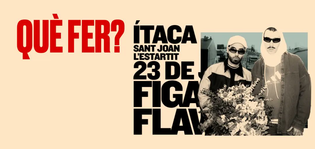 eventisweb's tweet photo. ✨ Viu la màgia de la Nit de Sant Joan a l'ÍTACA 2025! 🌊🔥

🔊 Artistes confirmats: 🎤 20 juny - Carolina Durante 🎧 21 juny - Dan Peralbo &amp; El Comboi 💥 23 juny - Figa Flawas

Reserva les teves entrades a https://t.co/mPI9hiZdne

@itacacultura #ÍTACA2025 #EventisPro #Cultura https://t.co/2gv1ylDbD5