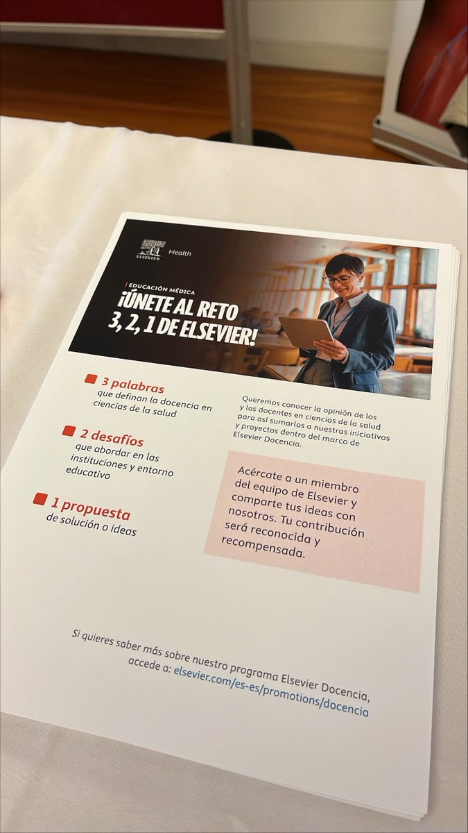 Elsevier_Es's tweet image. 🌟 Os esperamos en nuestro stand del XXVI Congreso Nacional y II Congreso Internacional de #SEDEM @Sedem_ORG con información sobre nuestras soluciones #educaciónmédica y muchas sorpresas😎#RetoElsevier321

#EduMed #sedem2024 #InnovaciónEducativa #IA