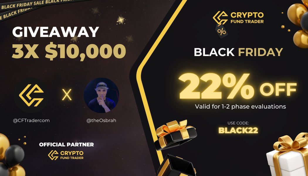 Here we go, $30,000 Black Friday Giveaway 🔥

🫴🏼 As usual all you gotta do is to:
- Tag 2 friends
- Repost &amp; Follow

Remember you still have a 22% discount running with the code Black22, link below to benefit from it 🤝🏼