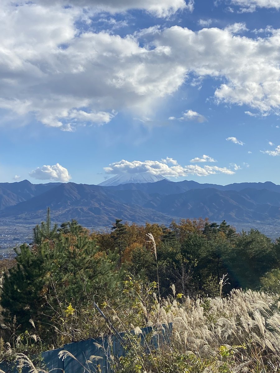 うまく隠されてた☁️🗻またね👋