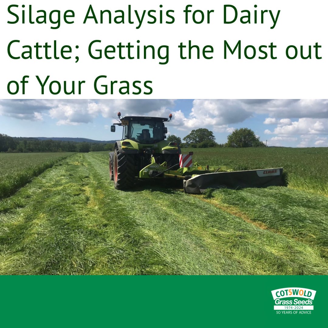 CotswoldSeeds's tweet photo. ‼️New article on the knowledge hub 👀

Covering dry matter, digestible energy, digestibility, metabolisable energy, crude protein, neutral detergent fibre and much more 🌱.

https://t.co/l0ritYqael

#silageanalysis #silage #dairycattle #drymatter #digestibility #cotswoldseeds https://t.co/r5fyvoPd88