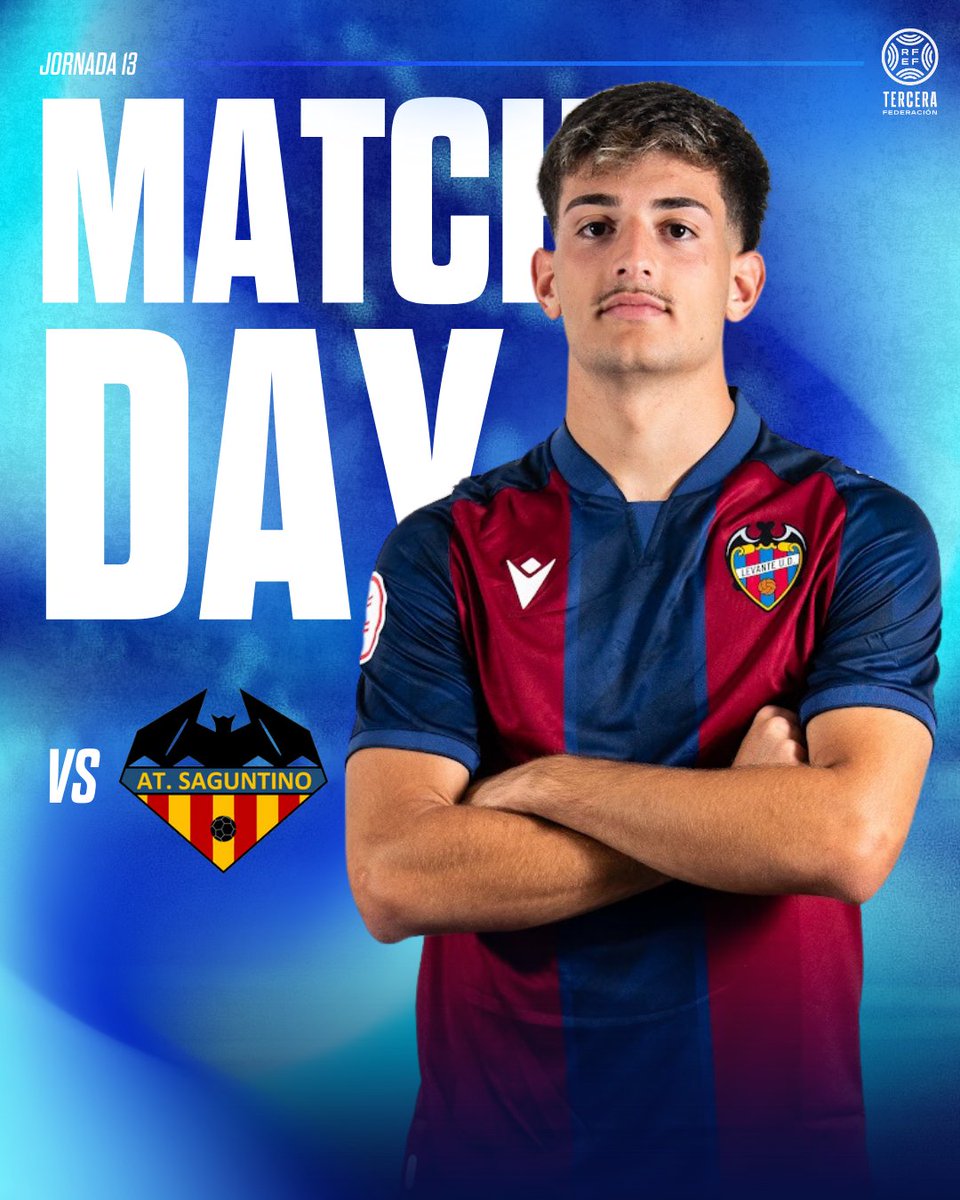 ⚔️ HOY JUGAMOS | #AtléticoLevanteUD 

🆚 <a href="/AtcoSaguntino/">Atlético Saguntino ⚔️</a> 
⏱️ 16:00 horas 
📍 Ciudad Deportiva de Buñol 
‼️ A puerta cerrada!