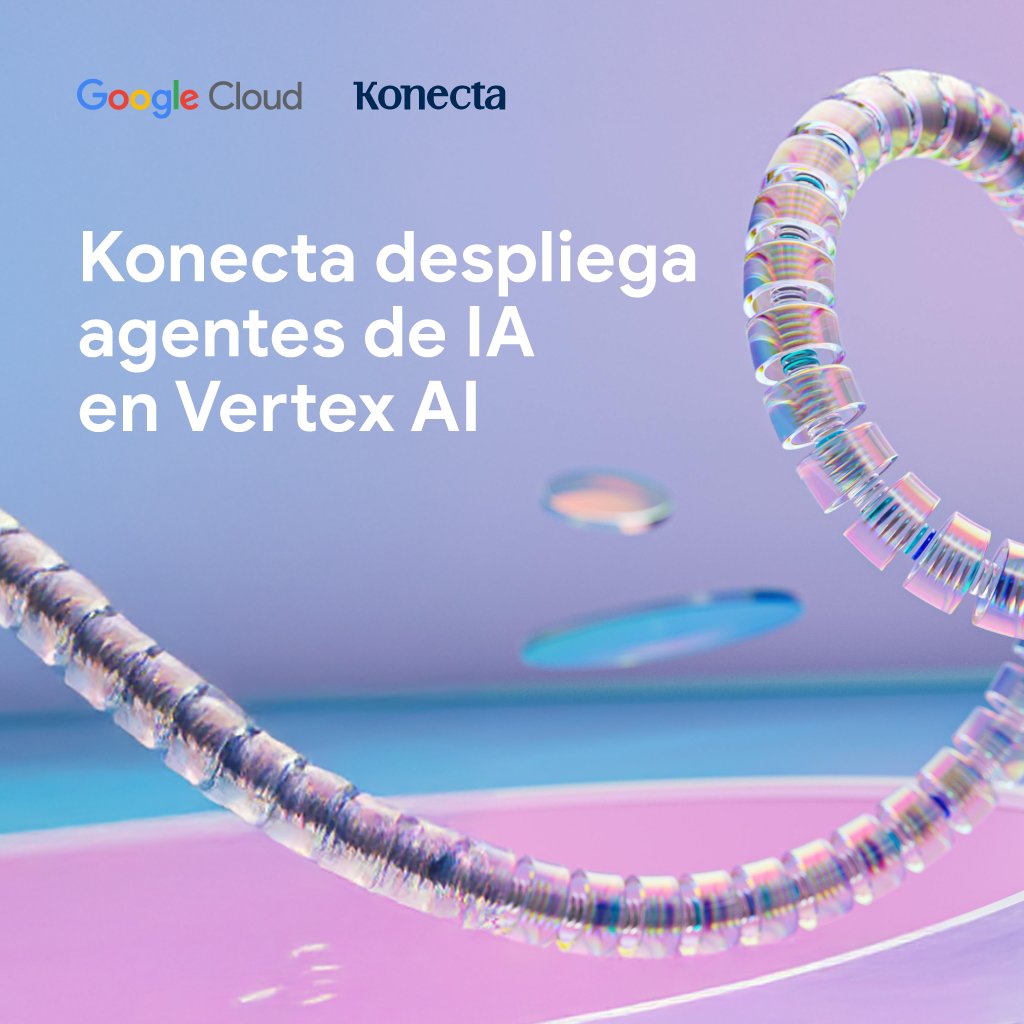 GoogleCloud_ES's tweet photo. .@gkonecta 🤝 Google Cloud

Nuestras soluciones de #IA generativa y la Suite de Compromiso del Cliente mejorarán la Unidad Digital de Konecta, impulsando la innovación en la experiencia del cliente. Descubre más → https://t.co/7yNDtLRd0U