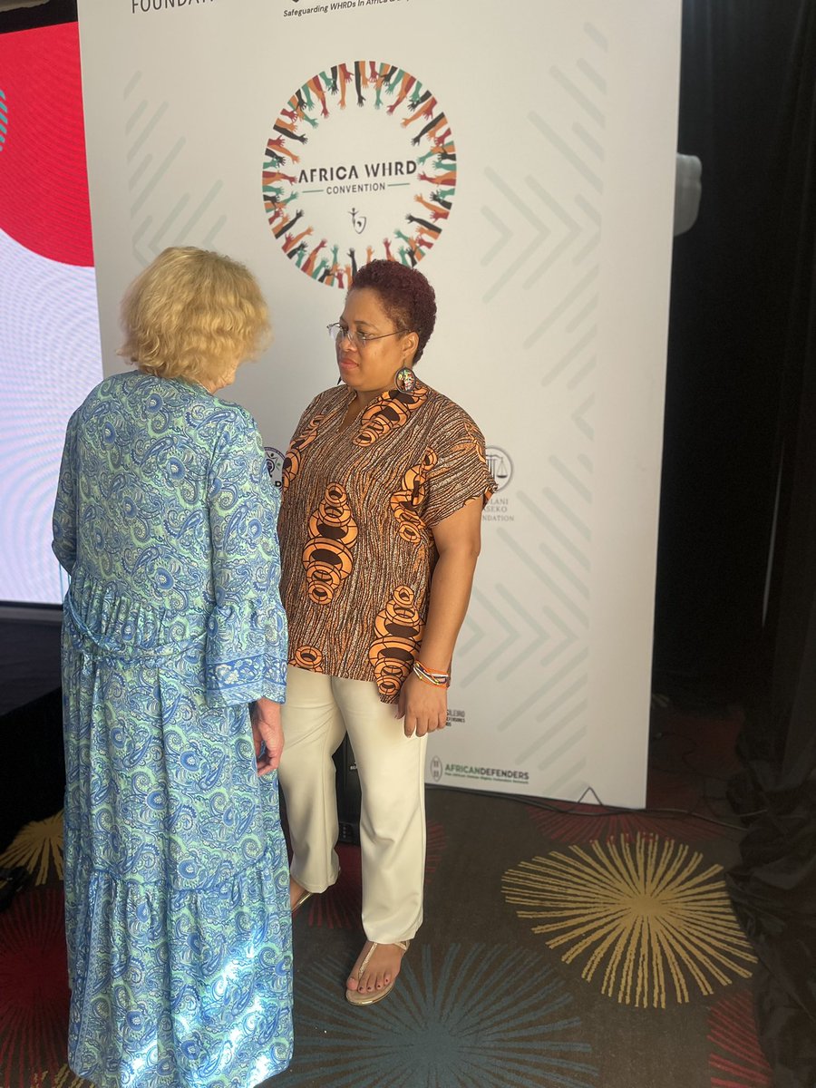 Mary Pais Da Silva (@pais_mary) on Twitter photo A story of the two Mary’s…one the UN Special Rapporteur on the situation of HRDs <a href="/MaryLawlorhrds/">Mary Lawlor UN Special Rapporteur HRDs</a> and the other the Co-Director of the <a href="/whrdinitiative/">African Initiative of Women Human Rights Defenders</a> having a kindred moment at the #AWHRDC2024 on the #IWHRDDay It has been a pleasure and honour!! A story of the two Mary’s…one the UN Special Rapporteur on the situation of HRDs <a href="/MaryLawlorhrds/">Mary Lawlor UN Special Rapporteur HRDs</a> and the other the Co-Director of the <a href="/whrdinitiative/">African Initiative of Women Human Rights Defenders</a> having a kindred moment at the #AWHRDC2024 on the #IWHRDDay It has been a pleasure and honour!!