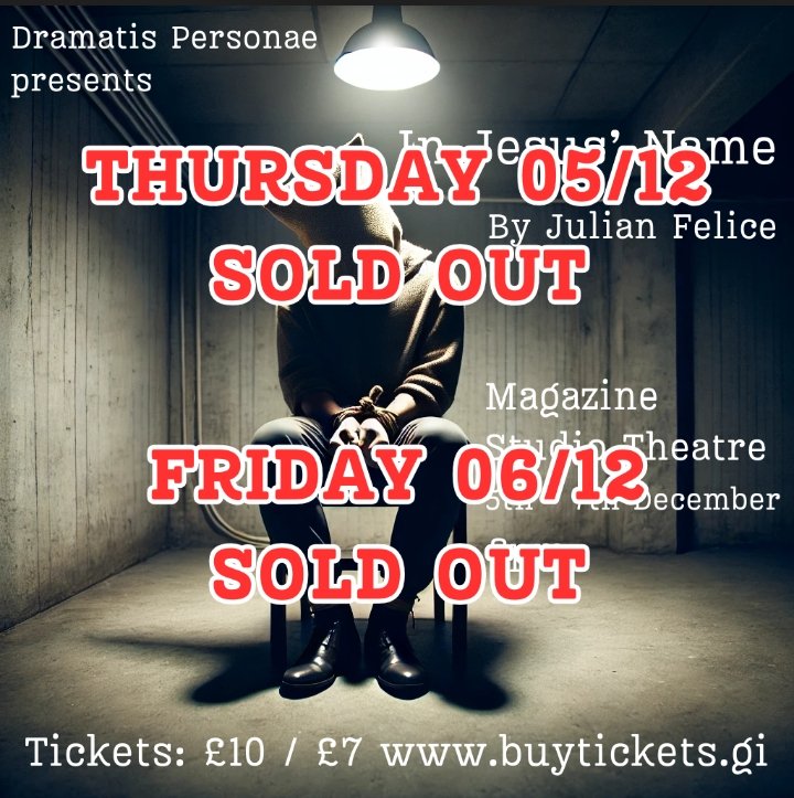 Some tickets still available for the Saturday performance.

Get yours now on buytickets.gi