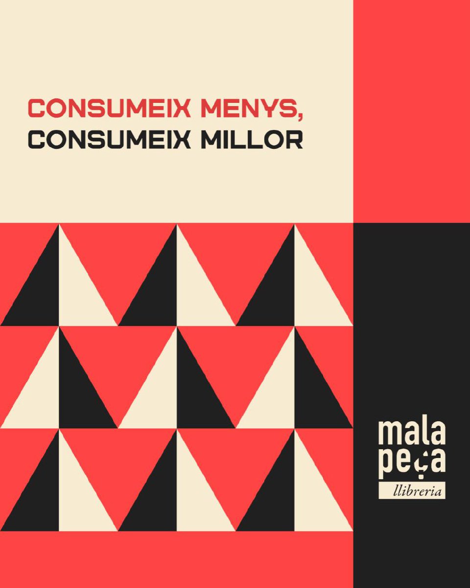 ⚫ CONSUMEIX MENYS, 
🔴 CONSUMEIX MILLOR. 
 
Comença la nostra campanya de Nadal i tenim moooooltes sorpreses per promoure el consum responsable i cooperatiu. 
 
👀 Estigueu atentes a les nostres xarxes!