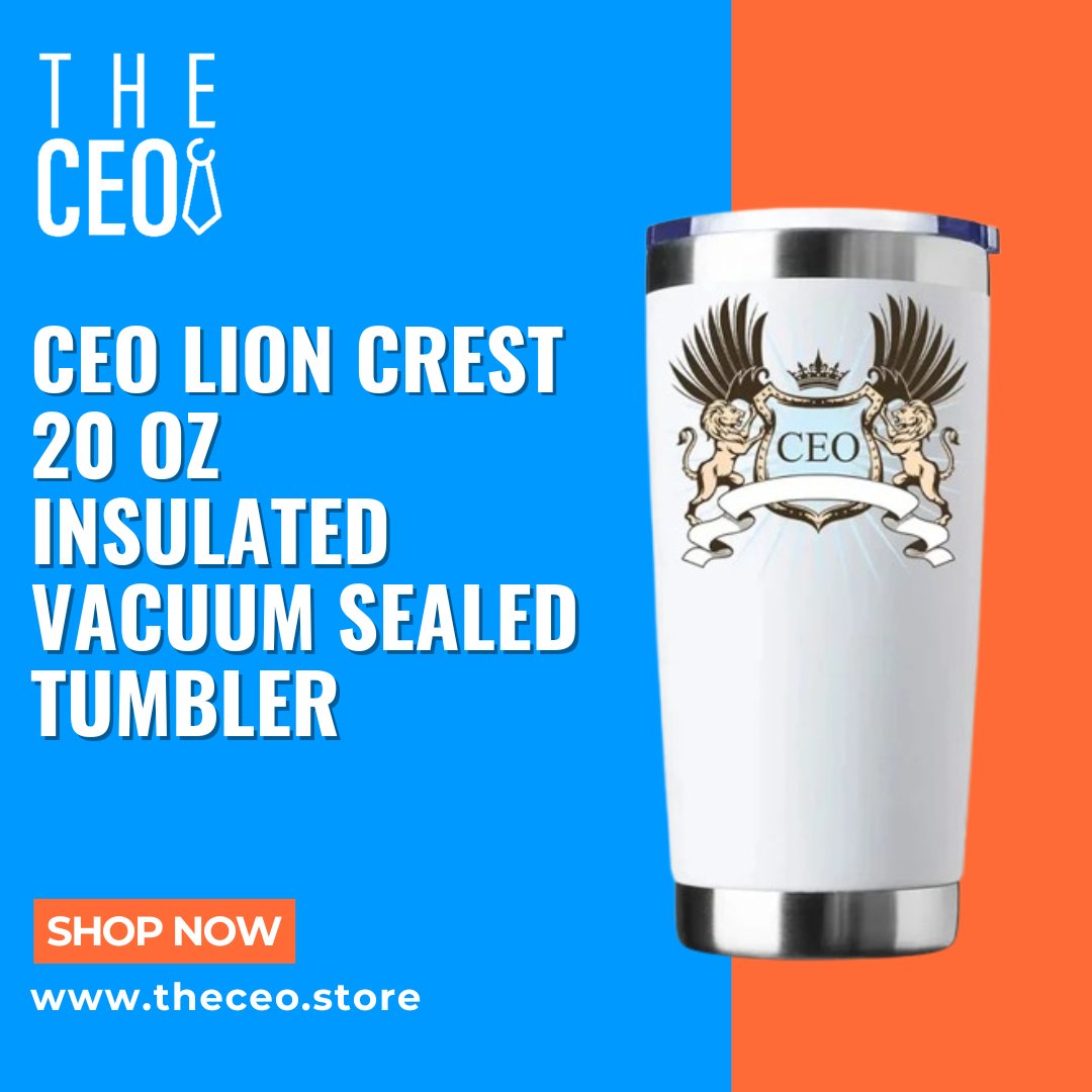 theceo_store's tweet image. 🦁🔥 Sip like a boss with the CEO Lion Crest 20oz Tumbler! Whether it’s hot coffee or iced drinks, stay fueled for success in style. 💼☕

Ｓｈｏｐ ｎｏｗ ➟ ow.ly/UJRJ50Ui1MZ

#CEOVibes #LionCrestPower #SuccessOnTheGo #StayFueled #Tumbler #TheCEOStore