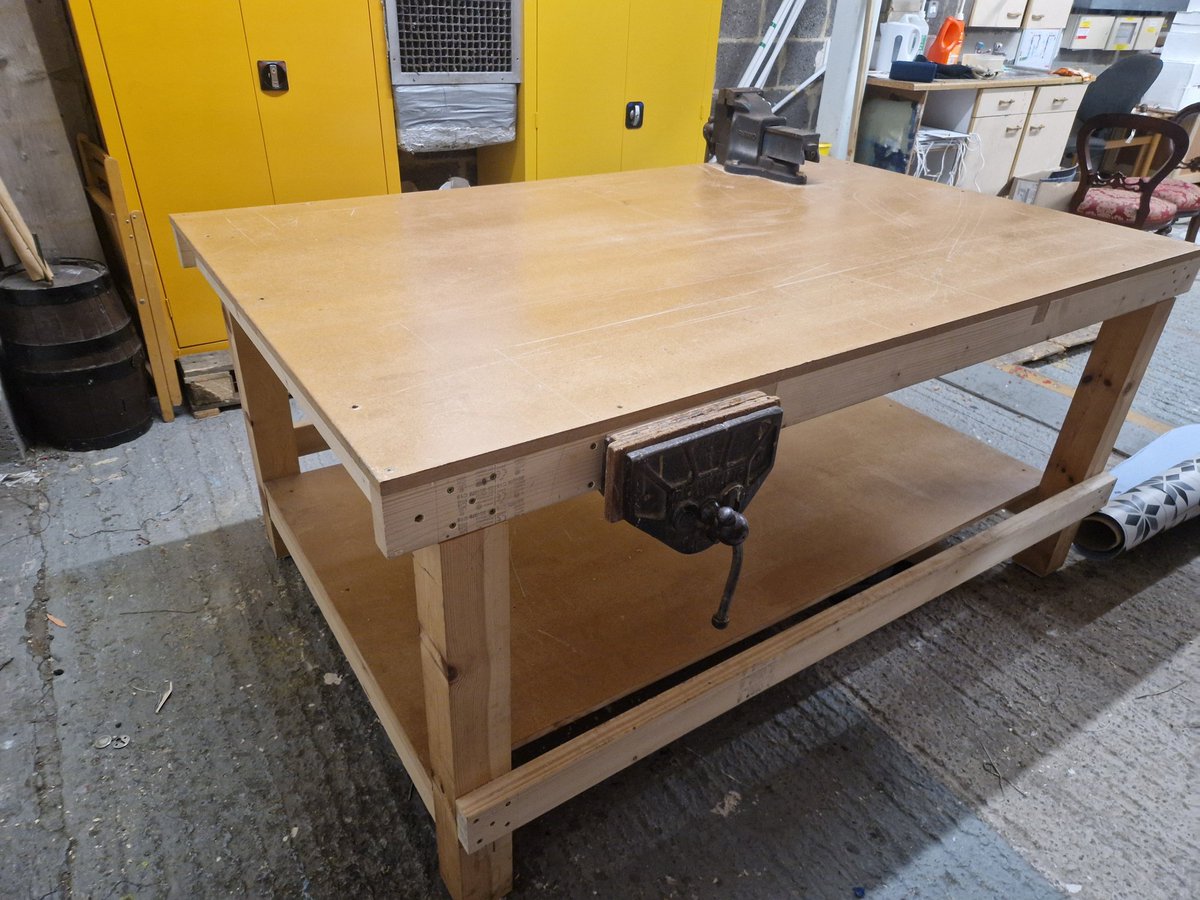Finished off a bench for the riggers' workshop today. #Shipwright #Boatbuilding #Joinery #Skills #Hartlepool