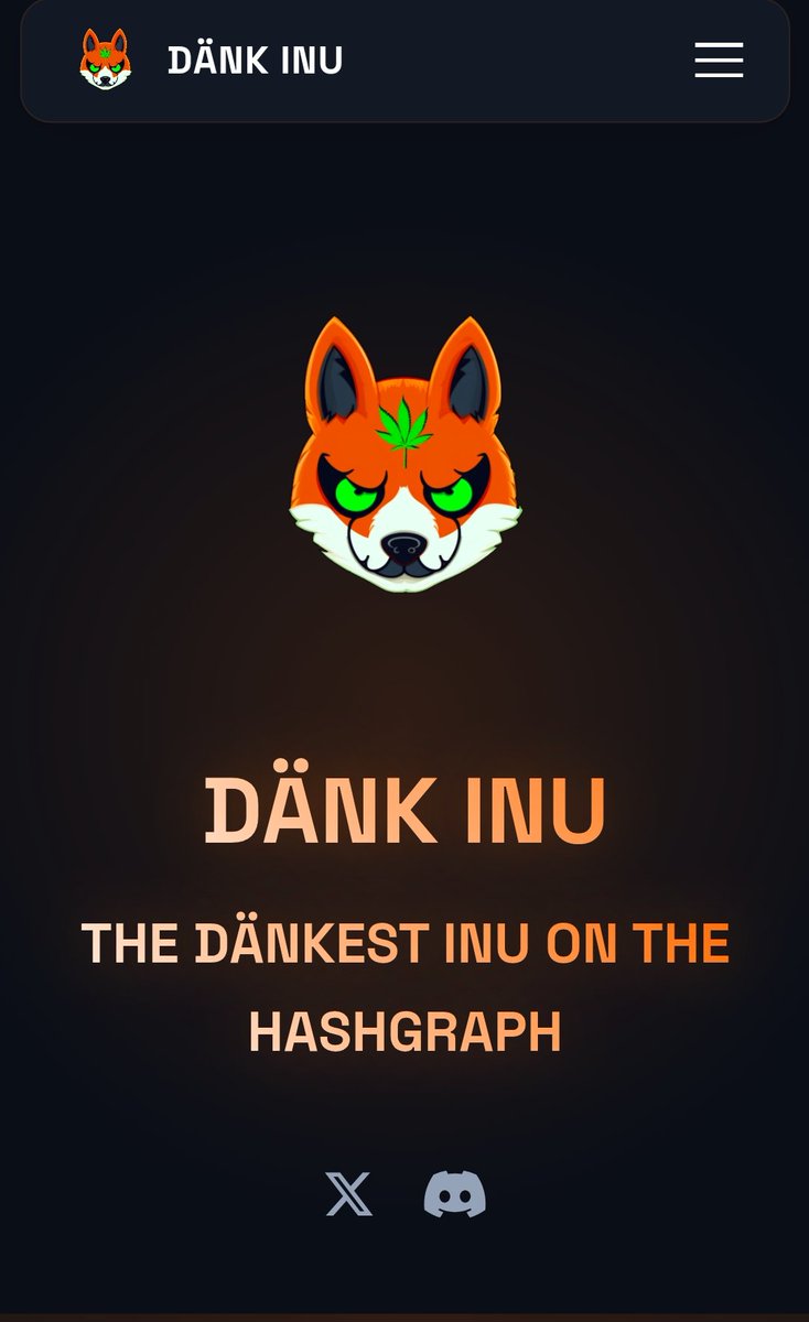 DINU, THE DÄNK INU website has been released!
dankinu.com

The dänkest dog of #Web3 🔥
#HBAR $DINU $SOL