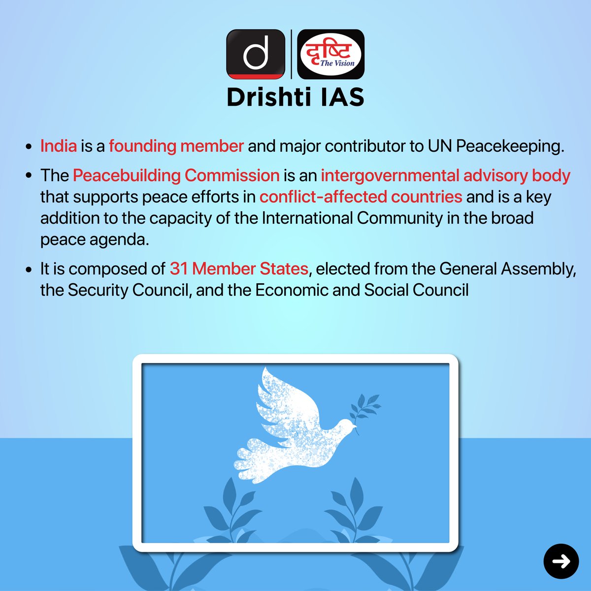 drishtiiaseng's tweet photo. Read about #India re-elected to U.N. #Peacebuilding #Commission!
Visit our new centre: https://t.co/BD9flplKNn
#DrishtiDailyBrief #Reelected #UN #Peace #InternationalCommunity #GeneralAssembly #Chairperson #Croatia #Kenya #Brazil #Egypt #UPSC #IAS #DrishtiIAS #DrishtiIASEnglish https://t.co/9aqajcaFxM