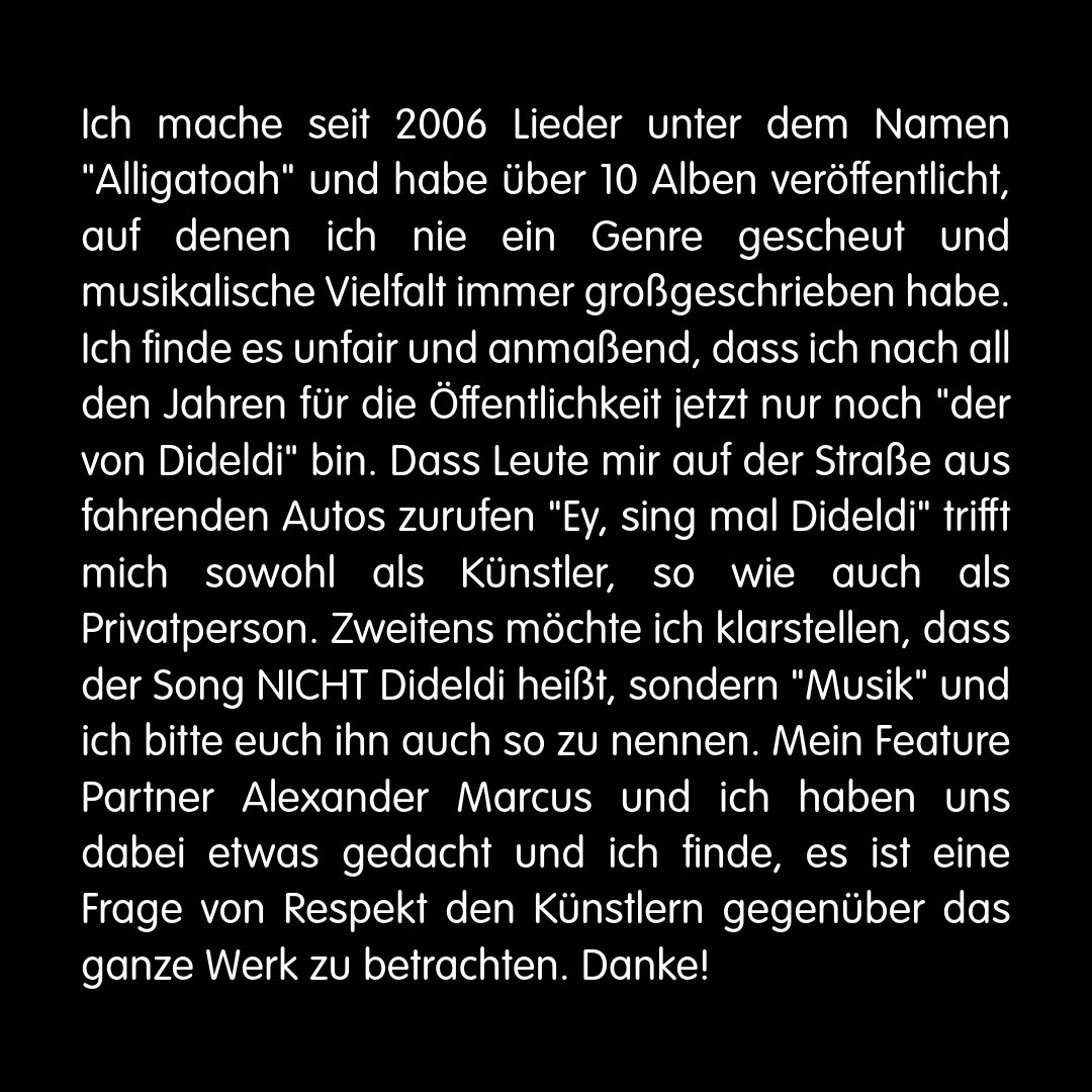 #statement #mehralsdideldi #musik