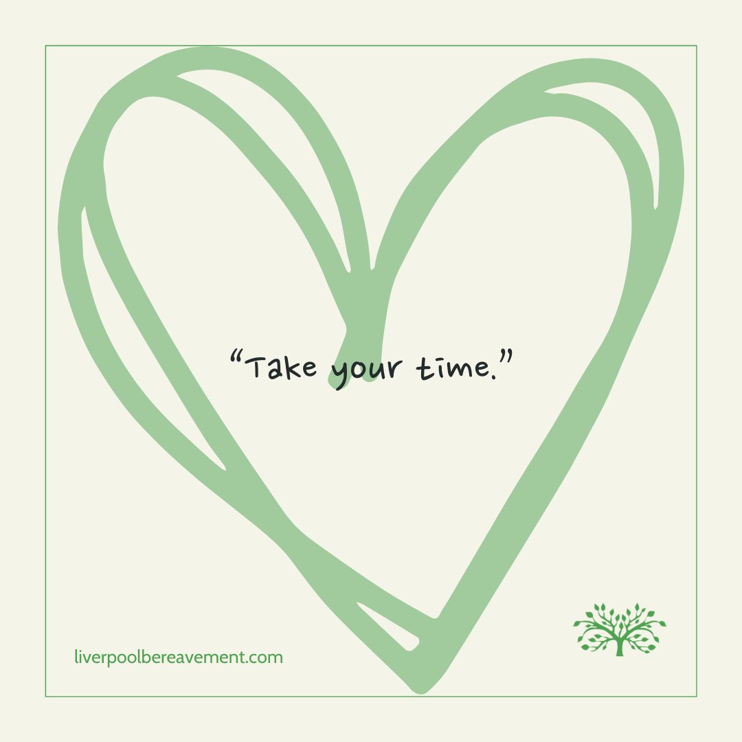 Simple words can make a big difference. Try saying “I’m here for you” or “Take your time” to someone who’s grieving 💚 #GriefSupport #GriefAwarenessWeek #NationalGriefAwarenessWeek <a href="/goodgrieftrust/">The Good Grief Trust</a>