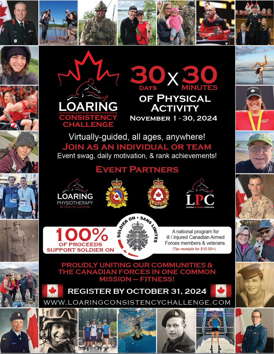 RHFCEvents's tweet photo. One day to go!  Congratulations to all involved for raising over $25,000 for Soldier On, a charity that supports Canadian soldiers and veterans.

Team RHFC continues to lead.  It is not too late to support the team!  100% of donations go to Soldier On.

https://t.co/WEFdVVRqyE https://t.co/XxFyJl0acU