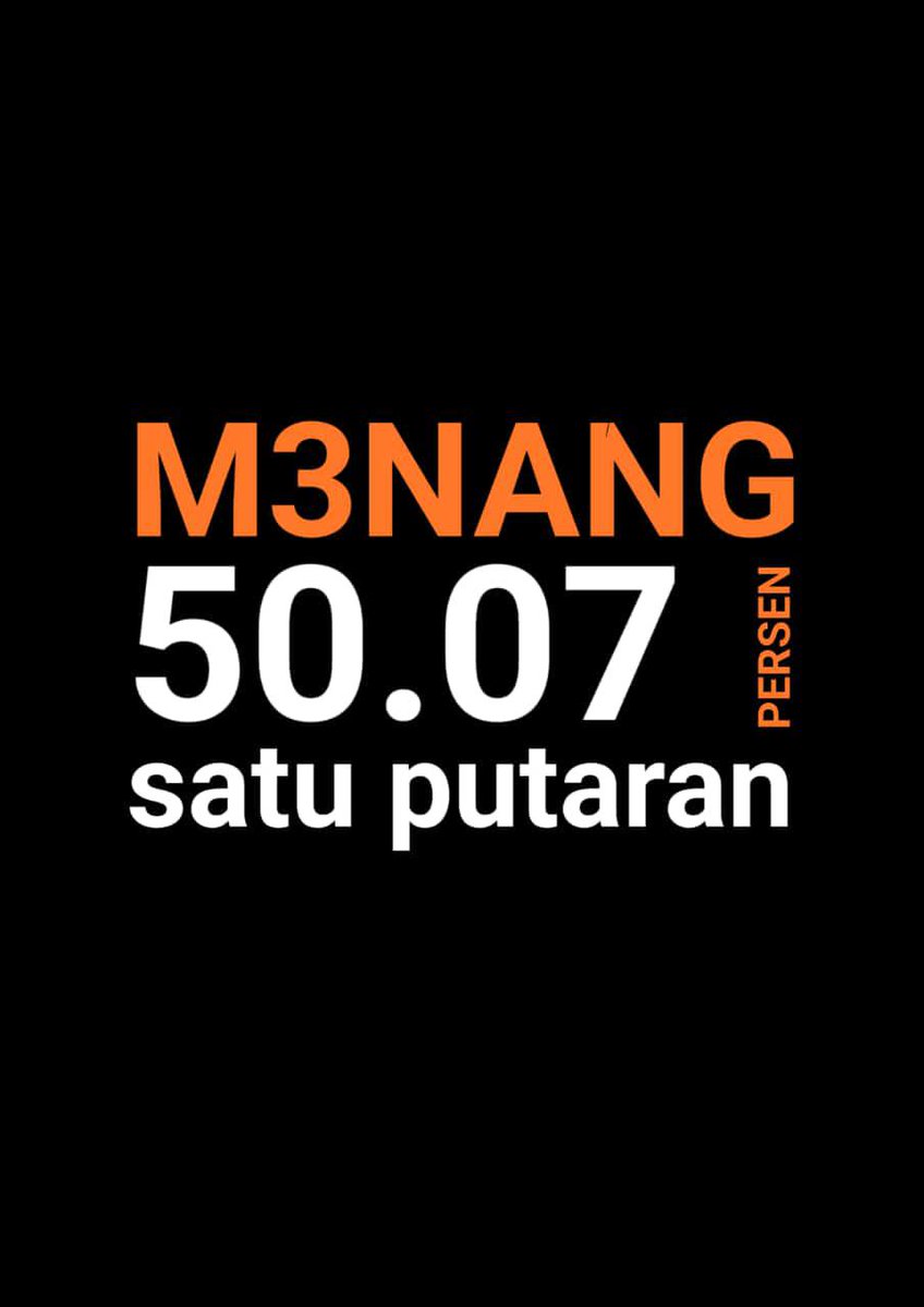 LinNasution's tweet image. ⁠⁠Lawan manipulasi Tim R1DO !
KPUD Bawaslu Jangan Main-main dengan suara rakyat.
#SatuinPutaran