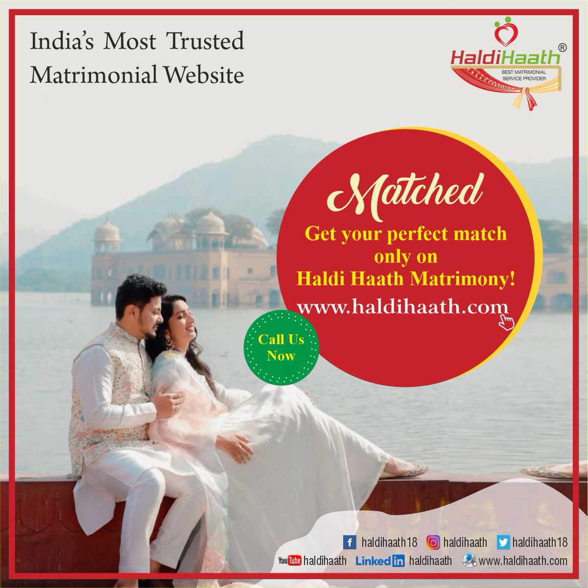 HaldiHaath18's tweet photo. Find a Graceful,Respectful,Loving &amp; Compatible Partner &amp; then Chat Mangni Pat Byah!!

Find your pewrfect soul mate to spend your life with him or her..... send your details on 7888492728 or you can visit our website https://t.co/4G7syuEVGR #haldihaath #matrimonial #matchmaking https://t.co/uunzTDY1Sy