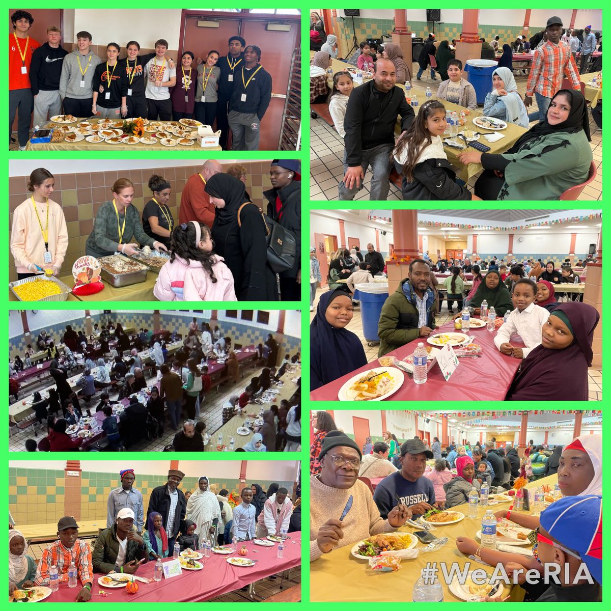 #WeAreRIA 14th RIAThanksgiving! Fed over 600 people. Families left with full bellies, warm clothing &amp; non-perishable items. Thanks RIAAmazing staff, all volunteers &amp; Islamic center for providing all the turkeys!⁦<a href="/MaryAndrecolich/">Mary Andrecolich Montesano Diaz</a>⁩ ⁦<a href="/RCSDNYS/">Rochester City School District</a>⁩ ⁦<a href="/SuperStrickland/">Demario Strickland</a>⁩