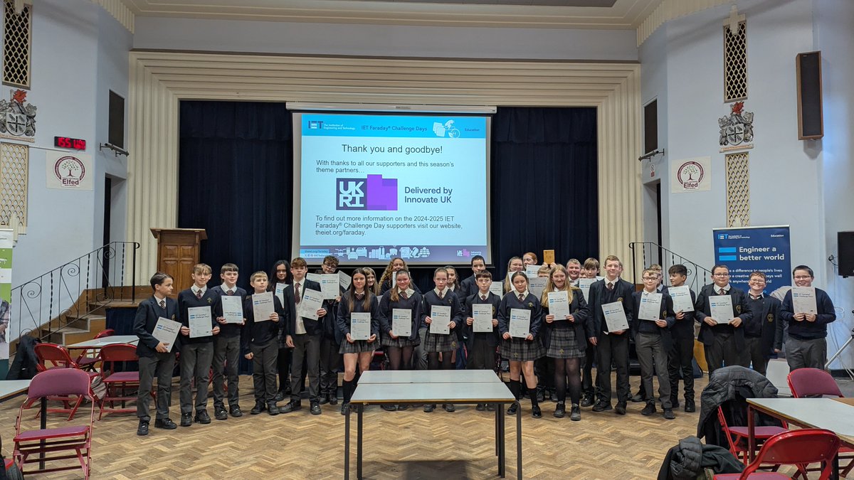 Elfed Science Department (@elfedscience) on Twitter photo Da iawn to all our Year 8 teams who participated in yesterday's Faraday Challenge. Each team demonstrated excellent teamwork, problem-solving, design, and presentation skills. The competition was fierce, but the winning team was 8MTM. Llongyfarchiadau! <a href="/innovateuk/">Innovate UK</a> <a href="/UKRI_News/">UK Research and Innovation</a> Da iawn to all our Year 8 teams who participated in yesterday's Faraday Challenge. Each team demonstrated excellent teamwork, problem-solving, design, and presentation skills. The competition was fierce, but the winning team was 8MTM. Llongyfarchiadau! <a href="/innovateuk/">Innovate UK</a> <a href="/UKRI_News/">UK Research and Innovation</a>