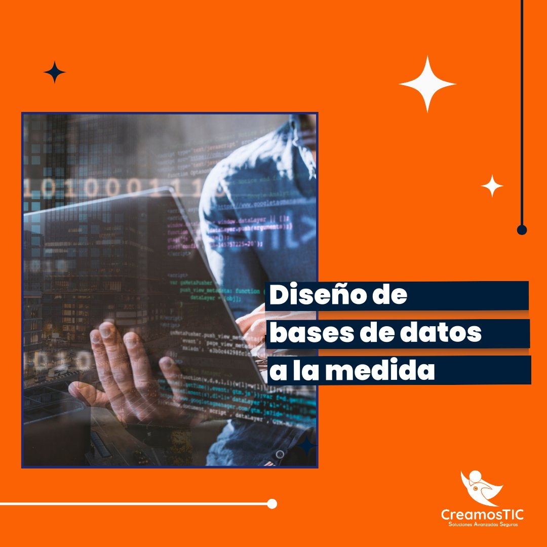 creamostic's tweet photo. Asegura tus datos con CreamosTIC. Ofrecemos diseño, mantenimiento y monitoreo proactivo de bases de datos. Optimiza tu gestión de datos hoy mismo. 📞 312 4914790. #DataSecurity #GestiónDeDatos #CreamosTIC #CertifiedTechDeveloper #IncoherenciaEs #FelizJueves #QatarGP #PARKHYOSHIN https://t.co/Q0rkZPB9Kf