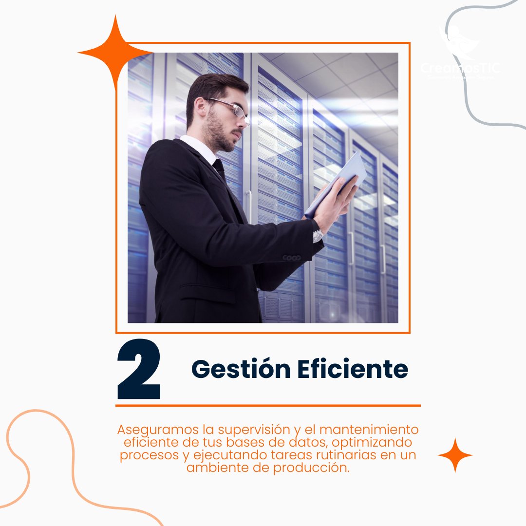 creamostic's tweet photo. Asegura tus datos con CreamosTIC. Ofrecemos diseño, mantenimiento y monitoreo proactivo de bases de datos. Optimiza tu gestión de datos hoy mismo. 📞 312 4914790. #DataSecurity #GestiónDeDatos #CreamosTIC #CertifiedTechDeveloper #IncoherenciaEs #FelizJueves #QatarGP #PARKHYOSHIN https://t.co/Q0rkZPB9Kf