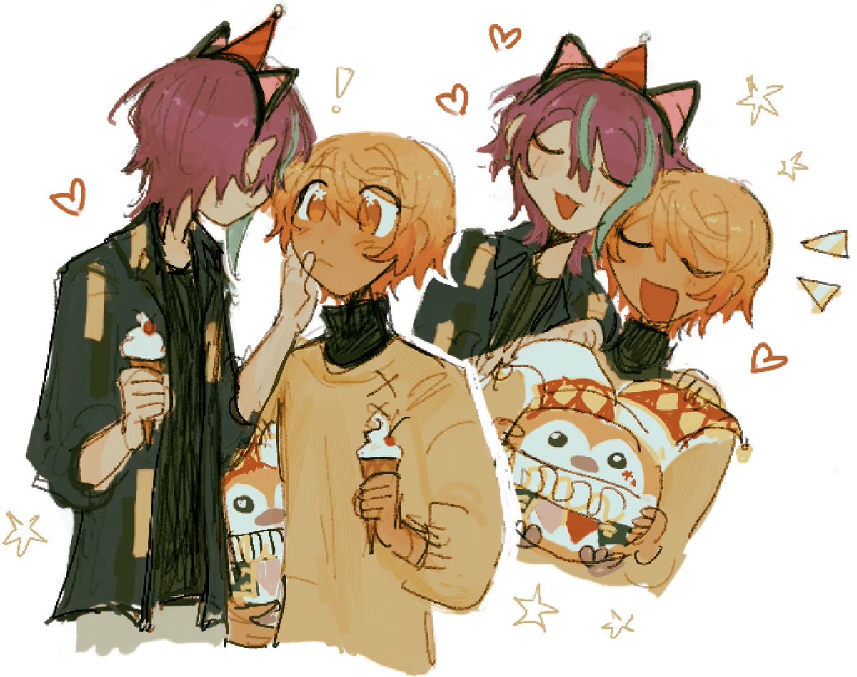 day 121 of doodling ruikasa until their next cover drops #類司