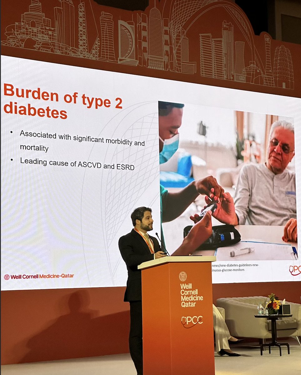 CPD Weill Cornell Medicine-Qatar (@cpd_wcmq) on Twitter photo <a href="/UPCCqa/">UPCC | Updates in Primary Care Conference</a> <a href="/wcmq_alumni/">Weill Cornell Medicine Qatar - Alumni Affairs</a> <a href="/Sadeer_AlKindi/">Sadeer Al-Kindi, MD</a> Next up, we’re excited to feature Dr. Chukir <a href="/TChukir/">Tariq Chukir</a> , Assistant Professor of Medicine at <a href="/WCMQatar/">WeillCornellQatar</a> and an <a href="/wcmq_alumni/">Weill Cornell Medicine Qatar - Alumni Affairs</a> , presenting an insightful update on type 2 diabetes. This lecture will cover the burden of type 2 diabetes in Qatar, approaches to screening and diagnosis, <a href="/UPCCqa/">UPCC | Updates in Primary Care Conference</a> <a href="/wcmq_alumni/">Weill Cornell Medicine Qatar - Alumni Affairs</a> <a href="/Sadeer_AlKindi/">Sadeer Al-Kindi, MD</a> Next up, we’re excited to feature Dr. Chukir <a href="/TChukir/">Tariq Chukir</a> , Assistant Professor of Medicine at <a href="/WCMQatar/">WeillCornellQatar</a> and an <a href="/wcmq_alumni/">Weill Cornell Medicine Qatar - Alumni Affairs</a> , presenting an insightful update on type 2 diabetes. This lecture will cover the burden of type 2 diabetes in Qatar, approaches to screening and diagnosis,
