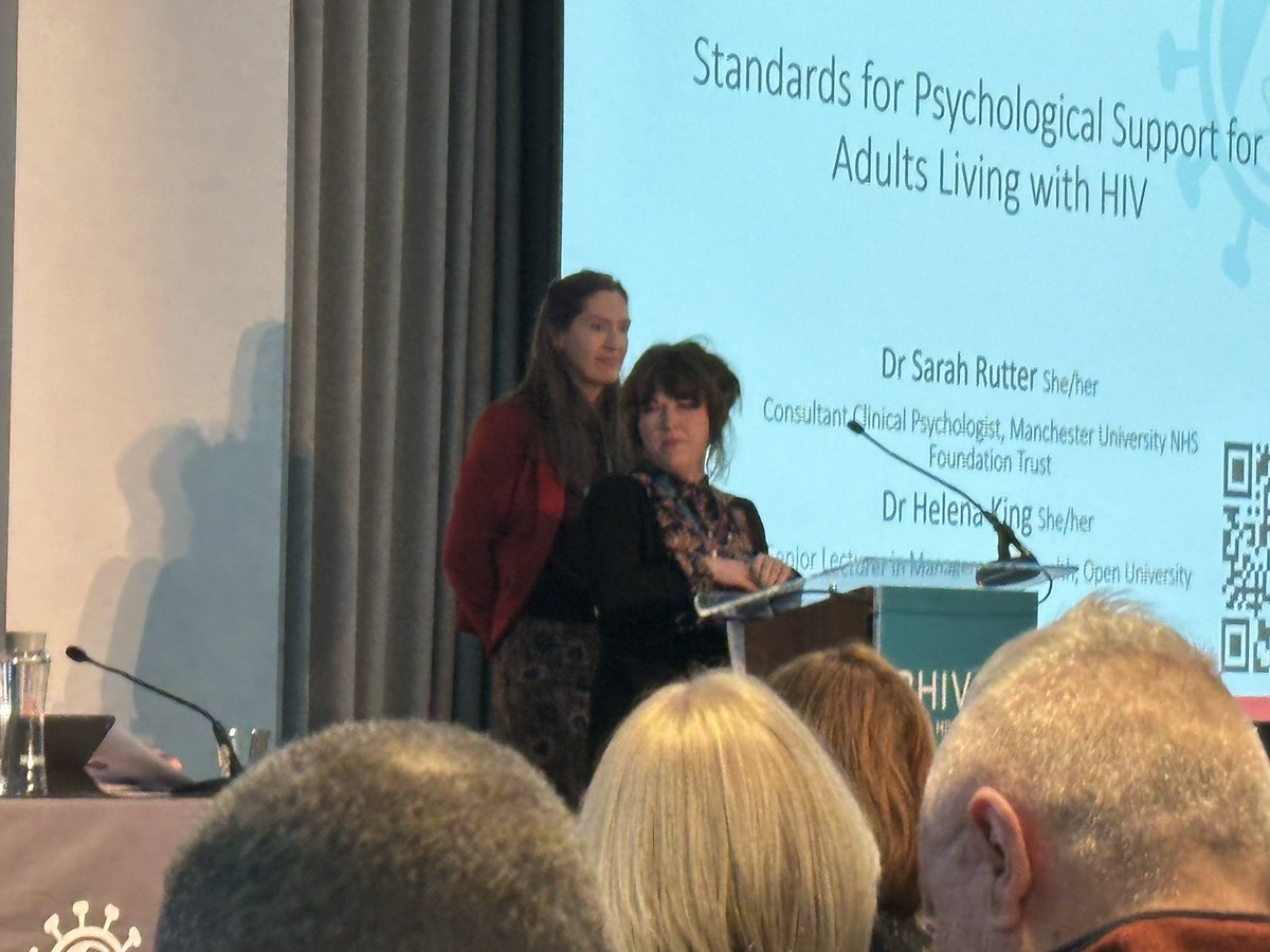 Great to hear Sarah Rutter talking about the importance of community [and <a href="/GeorgeHouseTrst/">George House Trust</a>] in delivering effective psychological support for people living with #HIV #BHIVA24 and the value of connecting to the broad community support offer that’s available, including peer support