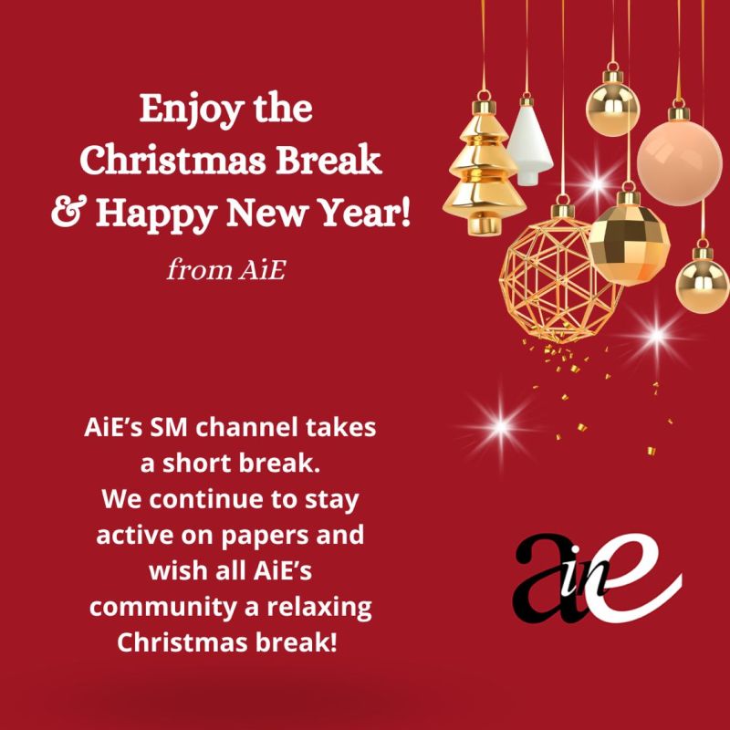 🎄🎅🏻 AiE wishes all of its community a relaxing Christmas break and a wonderful start of 2025!
#community #accounting #aie #auditing #europe #eaa #iasb #ifrs <a href="/EAA_ARC/">EAA</a>  #accountingresearch #paper #phd #journal #academia #academicjournal