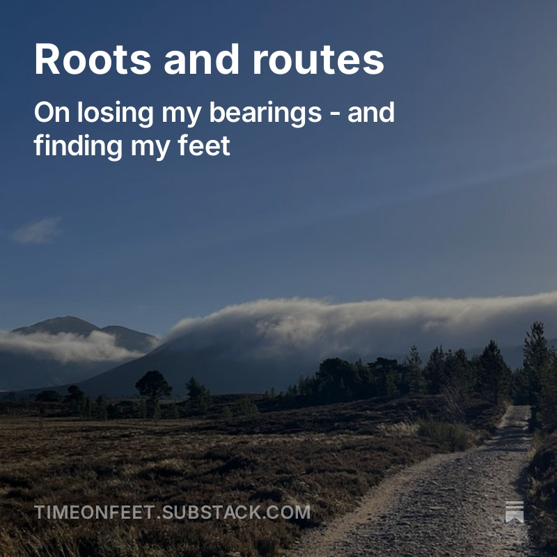 I've just published my second piece on Substack and I would love some people to read it! #naturewriting #placewriting #runchat
