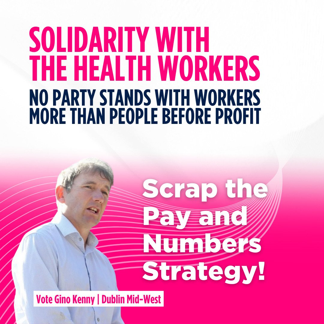 Over 90% of healthcare workers in the IMNO,  Fórsa voted for industrial action.

I support healthcare workers taking strike action.

Our health service is in terrible condition, and those who work to keep it going are stretched to breaking point. 

#SupportTheNurses