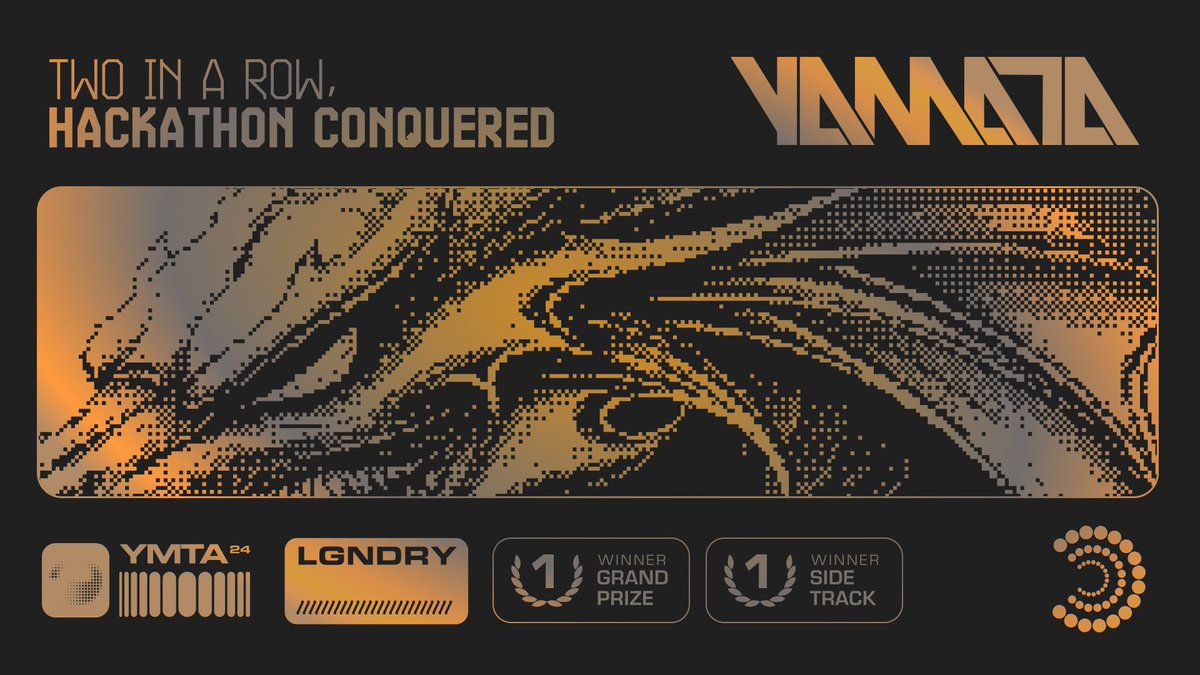 🔥 Big news: Yamata just won the Chain Abstraction Hackathon! 🐉

We claimed both Grand Prize Winner 🏆 and 1st Place in the Side Track🎖️ powered by the legends at <a href="/ParticleNtwrk/">Particle Network</a>!

Chain abstraction isn’t just a buzzword for us - it’s the backbone of our mission. The final