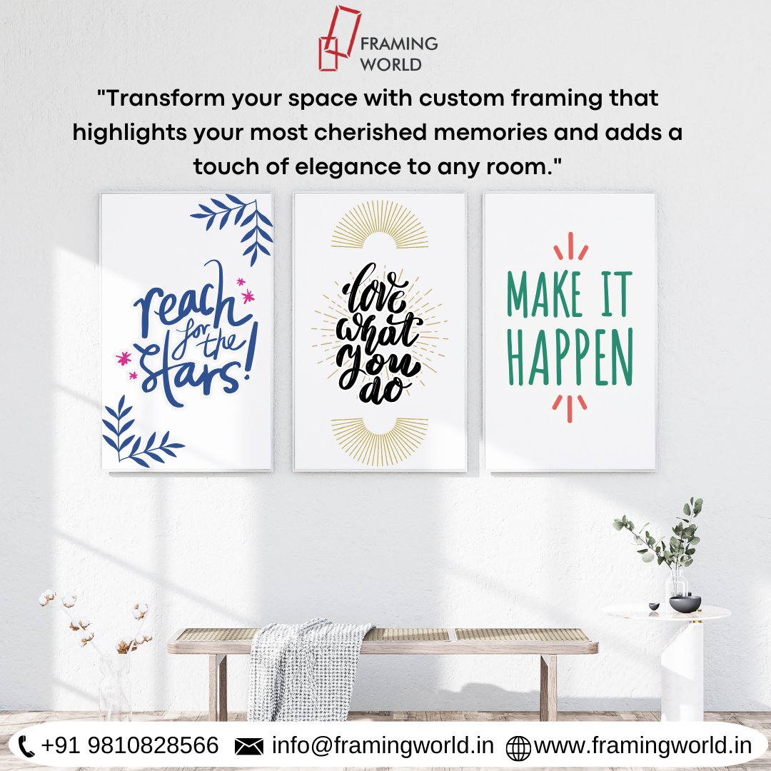 framingworld1's tweet image. Transform your memories into masterpieces with Framing World's custom framing!

🖼✨ Personalize your walls with frames that reflect your style.

Lets Connect Now!
+91 9810828566
framingworld.in

#CustomFraming #FramingWorld #WallArt #HomeDecorGoals #custom #style