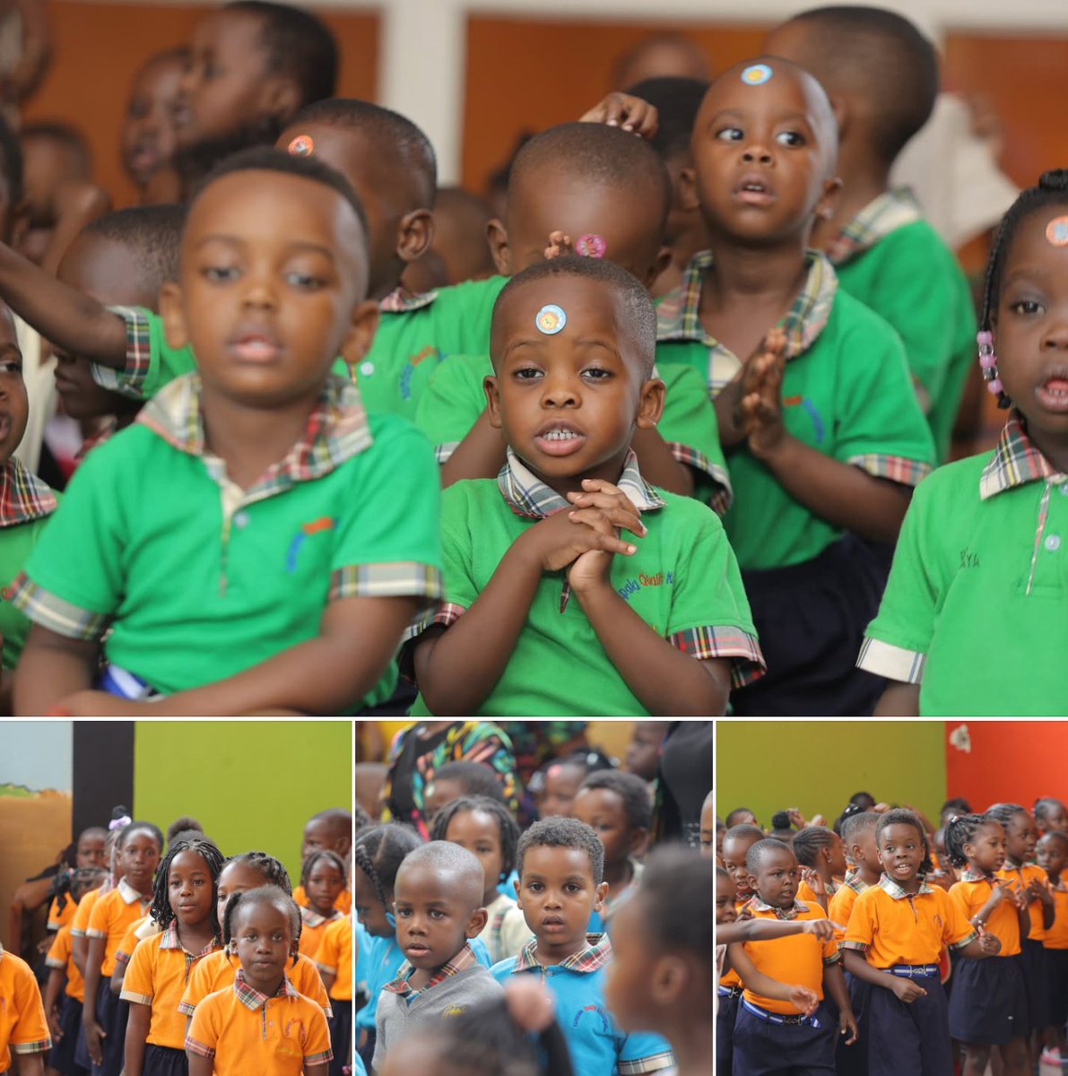 kqkindergarten's tweet photo. #momentsearlier: A Presentation from our Children at the @kqkindergarten #TOPCLASS #graduationday2024 ceremony as our children mark tremendous milestone in their lives. Well done kids! We're proud of you! 😊🥳🎉#graduationday #topclassgraduation #fridayvibes #wearekampalaquality https://t.co/epp4RrlGt4