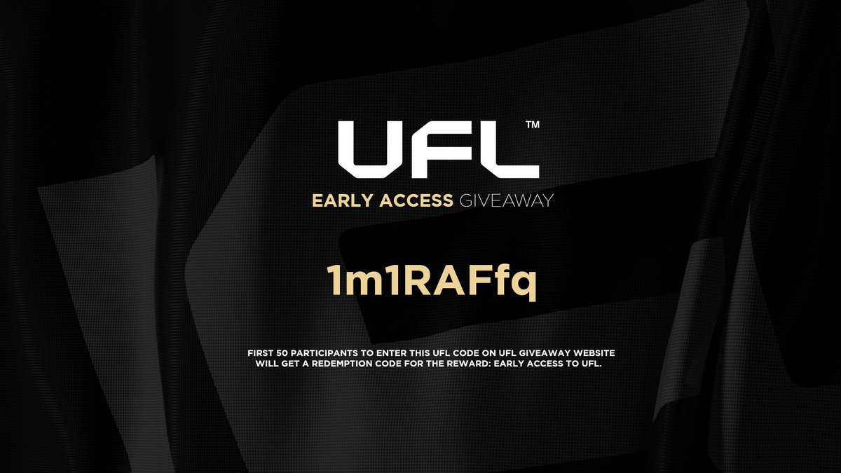 playUFL's tweet photo. 🚨 @UFLgame Early Access Codes Giveaway! ⤵️

Grab UFL Code right away, follow the link, and claim your Early Access: https://t.co/wyT6mD6ngw

#fairtoplay #uflgame #joinufl https://t.co/12o9Pwye5t