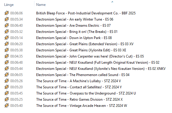 Olaf_HB's tweet photo. fyi: here's the #list of all my #new #music #productions of this #month, which are all finished by now (some just need a #cover #design)... the final #release for 2024 will be the #BritishBleepForce one... ;-) #groovy #electronic #dance #music #mix https://t.co/hSaeZVYMtx