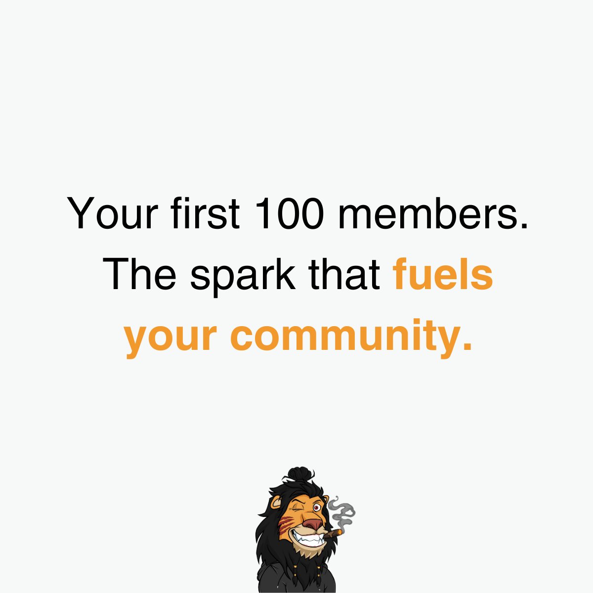 Building a community isn’t a step—it’s the foundation of success.

When I launched Lazy Lions, I learned this the hard way.

Today, with 8,000+ holders, I’ve learned what works—and what doesn’t.

Here’s how to build a community that drives success: