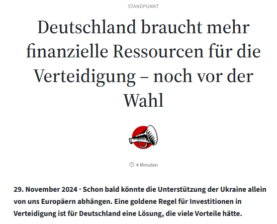 Kiel Institute (IfW Kiel) (@kielinstitute) on Twitter photo "Die sicherheitspolitischen Herausforderungen für 🇩🇪s & 🇪🇺s Zukunft aus wahltaktischen Gründen zu ignorieren, ist keine überzeugende Lösung" 👉 zeitung.faz.net/faz/wirtschaft…
In der heutigen <a href="/faznet/">Frankfurter Allgemeine</a> plädieren <a href="/MSchularick/">Moritz Schularick</a>, <a href="/FuestClemens/">Clemens Fuest</a>, <a href="/armin_steinbach/">Armin Steinbach</a> & <a href="/GuntramWolff/">Guntram Wolff</a> für eine "Die sicherheitspolitischen Herausforderungen für 🇩🇪s & 🇪🇺s Zukunft aus wahltaktischen Gründen zu ignorieren, ist keine überzeugende Lösung" 👉 zeitung.faz.net/faz/wirtschaft…
In der heutigen <a href="/faznet/">Frankfurter Allgemeine</a> plädieren <a href="/MSchularick/">Moritz Schularick</a>, <a href="/FuestClemens/">Clemens Fuest</a>, <a href="/armin_steinbach/">Armin Steinbach</a> & <a href="/GuntramWolff/">Guntram Wolff</a> für eine