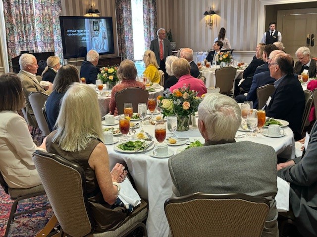 On Nov 13, the Foundation hosted an awareness event and luncheon attended by 40 guests at The Commonwealth Club in Richmond, VA. The event, co-hosted by Foundation Council Co-chair Jay Adams and Council member Alice Horsley Siegel, featured an engaging presentation by Chairman