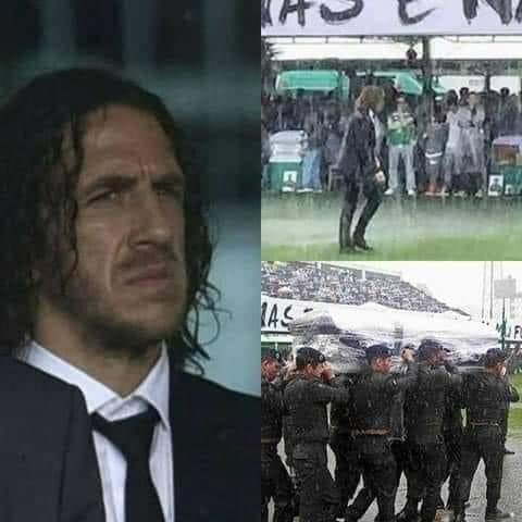 futnostalgico's tweet image. Em 2016, Puyol recusou um camarote pra ver o El clássico para vir ao Brasil se despedir dos Guerreiros da Chape.

Máximo Respeito!👏❤️