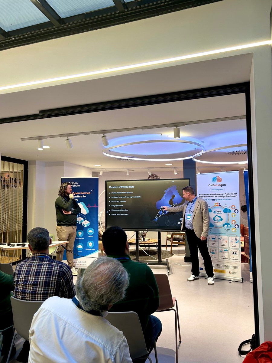 OpenNebula Systems (@opennebula) on Twitter photo Thank you to everyone who joined us at TechDay Madrid yesterday! A special shoutout to <a href="/DustinGroup/">Dustin Group</a> , <a href="/linbit/">LINBIT</a> and <a href="/Telefonica/">Telefónica</a> for sharing their incredible experiences with OpenNebula & success stories about migrating from VMware. Stay tuned for more!
#TechDayMadrid Thank you to everyone who joined us at TechDay Madrid yesterday! A special shoutout to <a href="/DustinGroup/">Dustin Group</a> , <a href="/linbit/">LINBIT</a> and <a href="/Telefonica/">Telefónica</a> for sharing their incredible experiences with OpenNebula & success stories about migrating from VMware. Stay tuned for more!
#TechDayMadrid