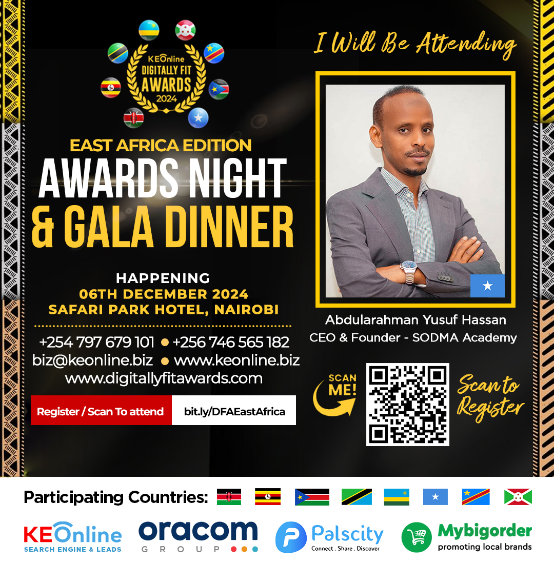Githui_Mumbi's tweet photo. Lights, action, awards! Join the DIGITALLY FIT AWARDS East Africa edition next Friday 6th December at Safari Park Hotel.  Lock in your spot: https://t.co/usVSh6oyNi .Find amazing designs here: https://t.co/ekYiss6SS9  
 Going East Africa https://t.co/9PAybLS7Z5