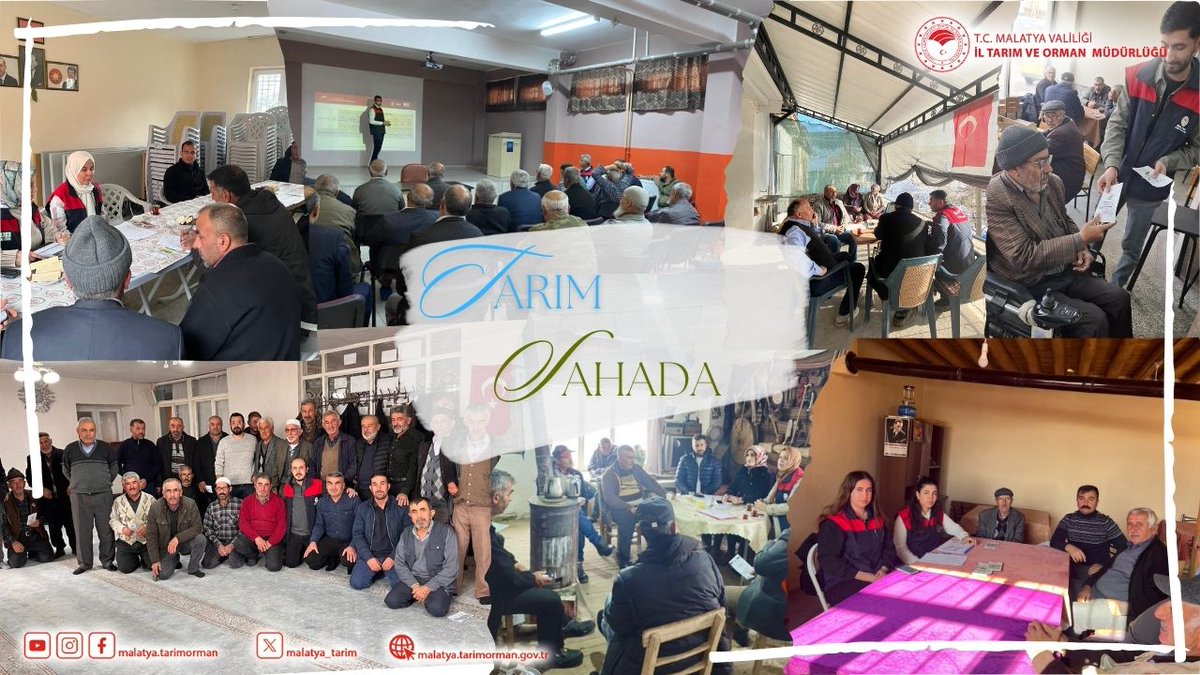 🇹🇷 Cuma buluşmalarımız bu hafta da devam etti..

🌾 Üreticilerimize "Üretim Planlaması ve Yeni Destekleme Modeli"ni aktarıyor, sürdürülebilir tarım için el ele çalışıyoruz.

🌱 Gelecek Tarımda! #TarımSahada

<a href="/ibrahimyumakli/">İbrahim Yumaklı</a>
<a href="/TCTarim/">T.C. Tarım ve Orman Bakanlığı</a>
<a href="/Bugemtr/">Bitkisel Üretim Genel Müdürlüğü</a>
<a href="/trgmresmi/">Tarım Reformu Genel Müdürlüğü</a>
<a href="/TR_HAYGEM/">Hayvancılık Genel Müdürlüğü</a>
<a href="/bsgmtr/">Balıkçılık ve Su Ürünleri Genel Müdürlüğü</a>
