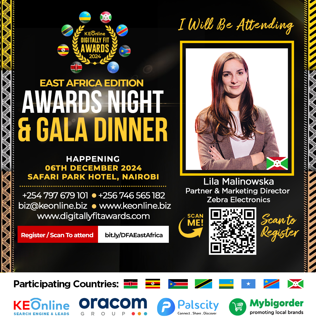 Githui_Mumbi's tweet photo. Next week, all roads lead to Safari Park Hotel! It’s the DIGITALLY FIT AWARDS East Africa edition, 6th December. Register here: https://t.co/e4LN1xBQCz designs here: https://t.co/XOLc4kWdVx.
#DigitallyFitAwardsEastAfrica
  Going East Africa https://t.co/aJVEuXXEsJ