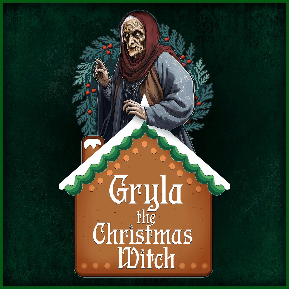 Gryla the Christmas Witch is open for bookings! 🎉 Our 30 minute holiday pop-up game is the perfect way to kick start the season! 🎄 Or just swing by for a photo in front of our gingerbread house facade. 📸🍪  redveinescape.com!