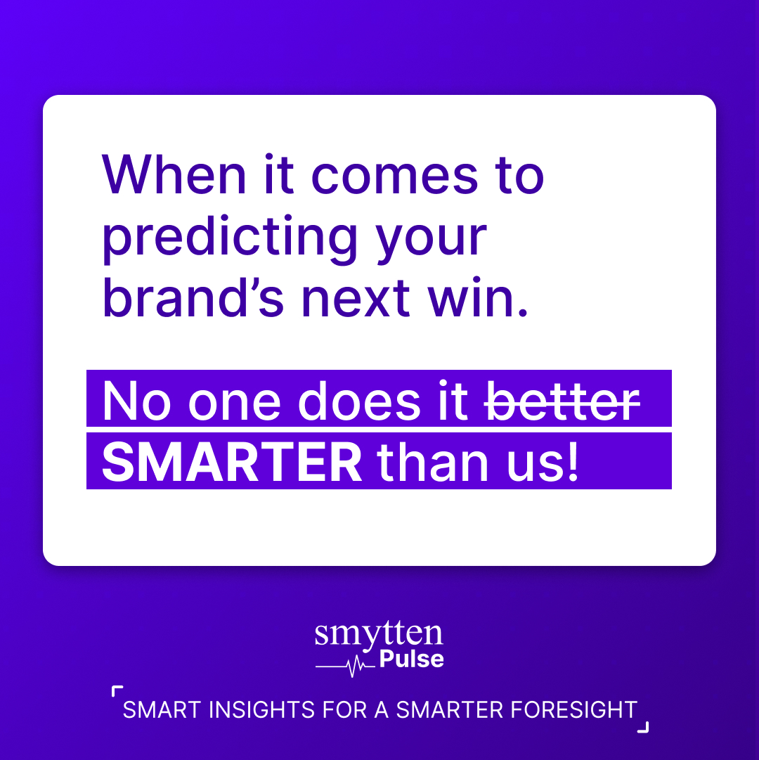 Elevate your brand with #SmyttenPulse. 💪

We don’t just keep you in sync with today’s trends; we provide insights that shape the future of your brand and give you a competitive edge for what's next.

Book your demo today!
pulse.smytten.com

#Insights #Research #AI
