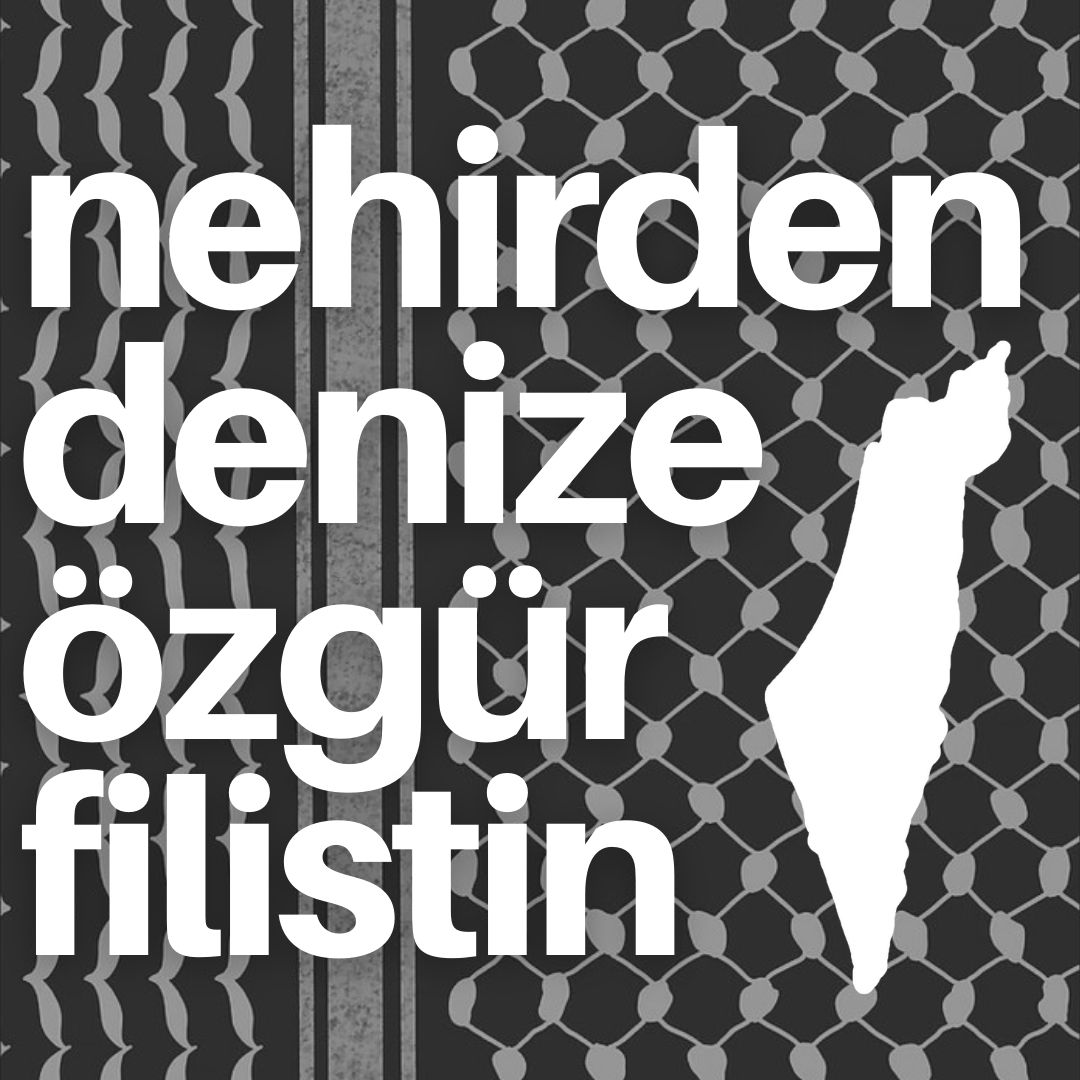 Bugün 29 Kasım Filistin Halklarıyla Dayanışma günü. Hatırlatmak istiyoruz ki Filistin halkının haklı mücadelesine destek olmak ve soykırıma karşı durmak hepimizin insanlık görevidir. Nehirden denize Filistin özgür oluncaya kadar soykırımcı Siyonistlere karşı mücadelemiz sürecek!