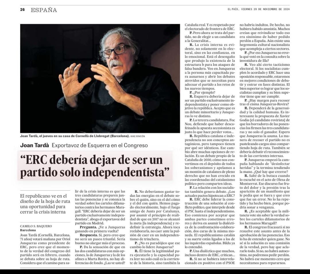 Joan Tardà i Coma tweet media