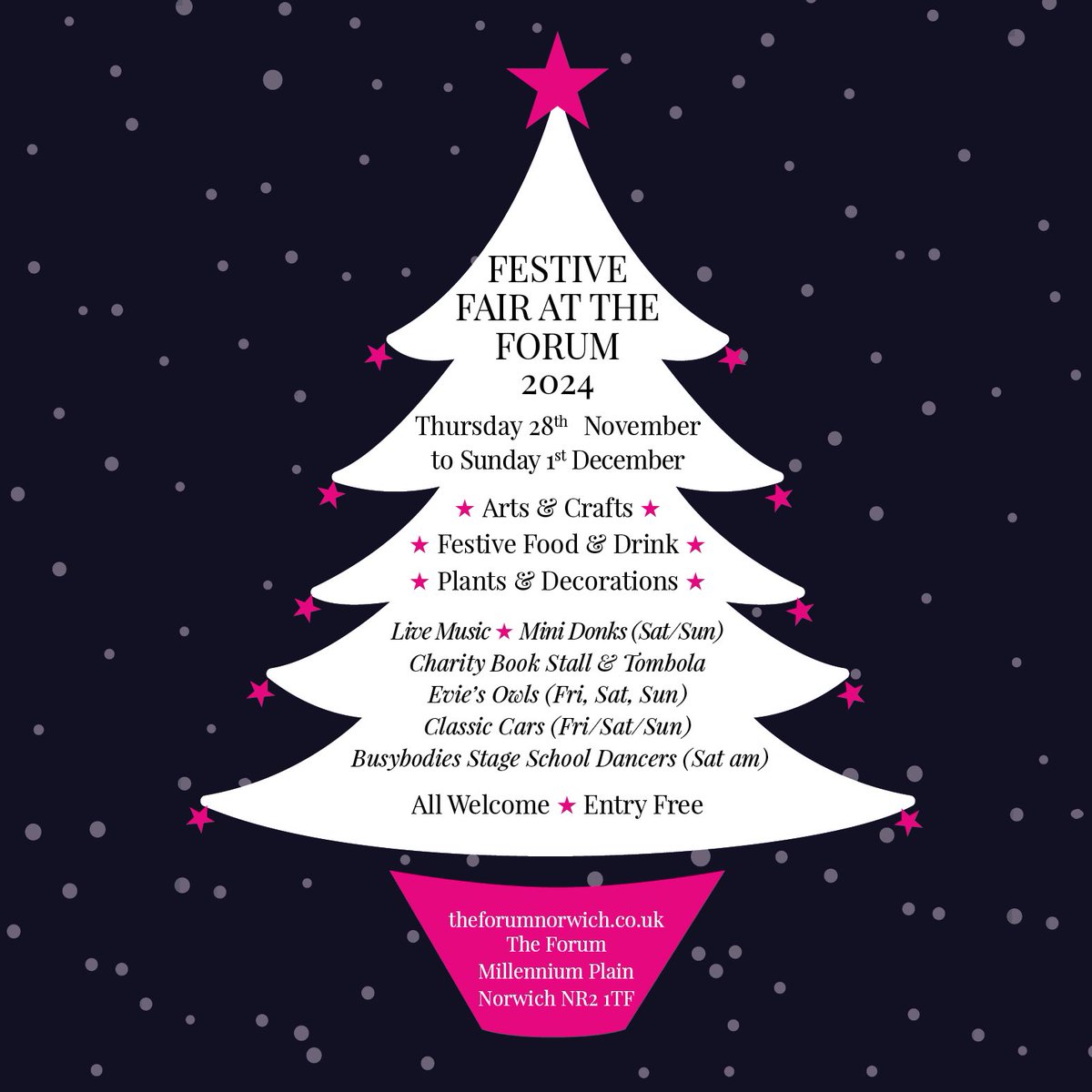 Cracking event this weekend!!! Come and see us <a href="/TheForumNorwich/">The Forum Norwich</a> (inside) from 10am onwards each day for the Festive Fair and get someone the perfect Xmas present…beer 🍺!!!! See you there!!! 🍺 🎅 🍺 🧑‍🎄 🍺