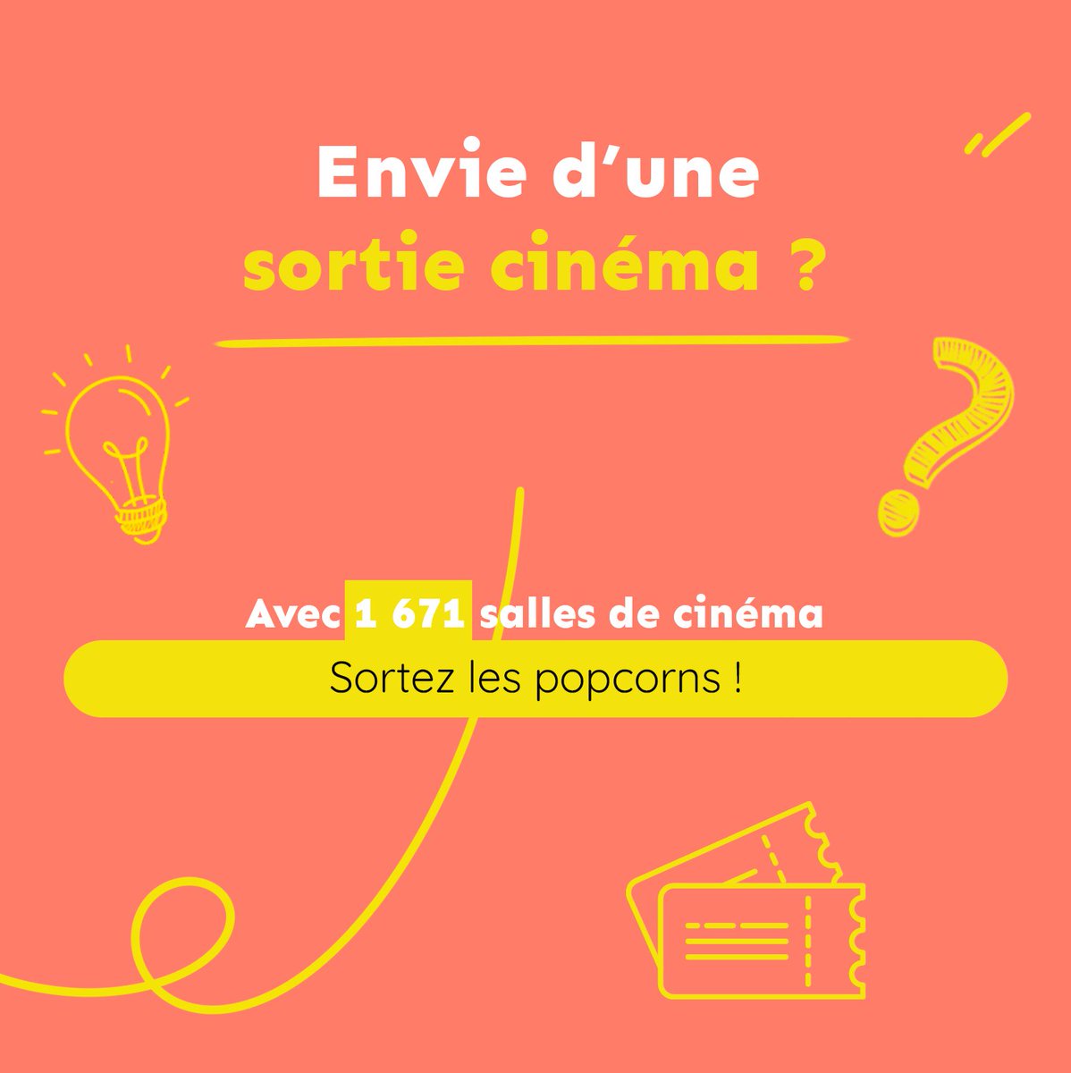 Un #film vous tente en ce moment ? 🎬
Rendez-vous sur #PagesJaunes pour trouver le #cinéma le plus proche de chez vous ! 👉 tinyurl.com/2knezkbn